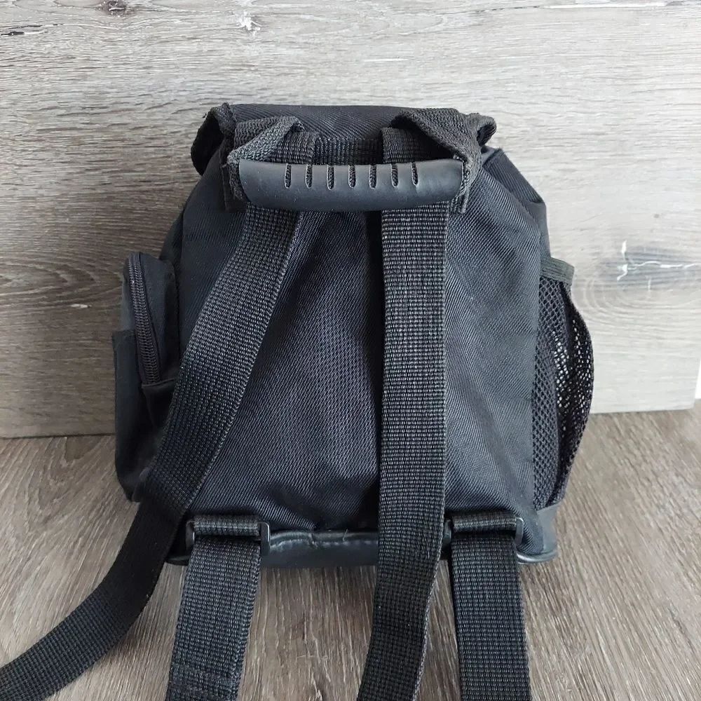 Vintage Route 66 Black Cinch Drawstring Backpack - Picture 3 of 13